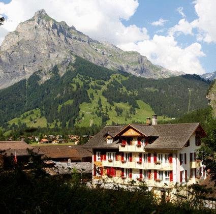 Hotel Des Alpes Кандерстег Екстериор снимка